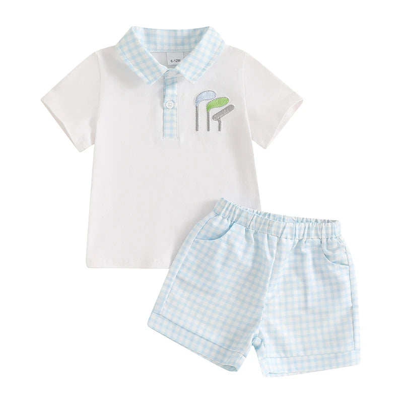 Baby Boy Golf Outfit Set