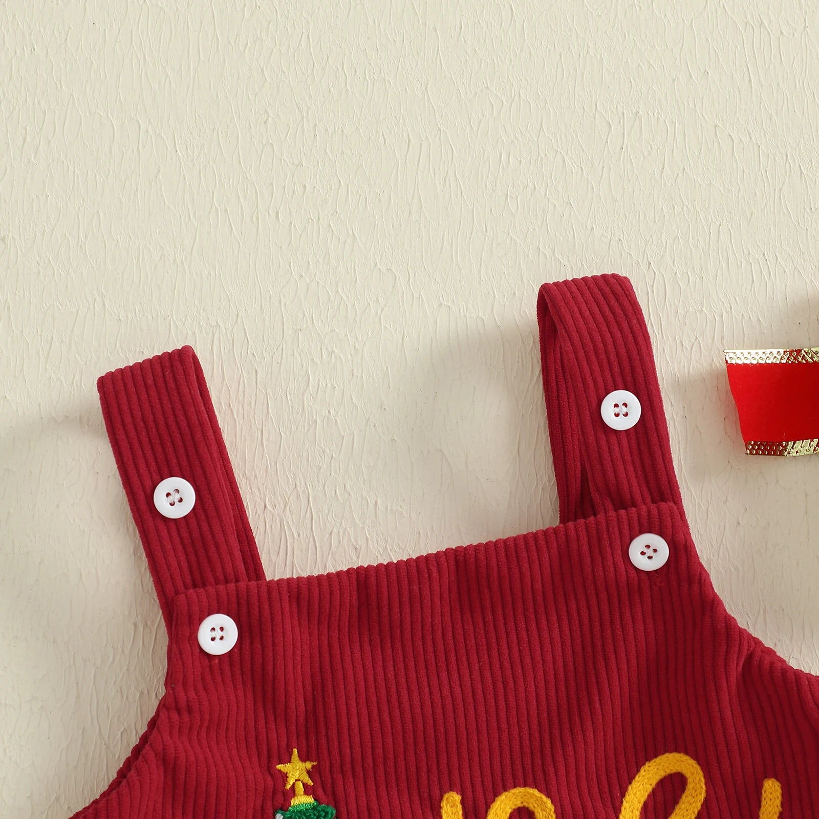 The Little Holly Christmas Romper