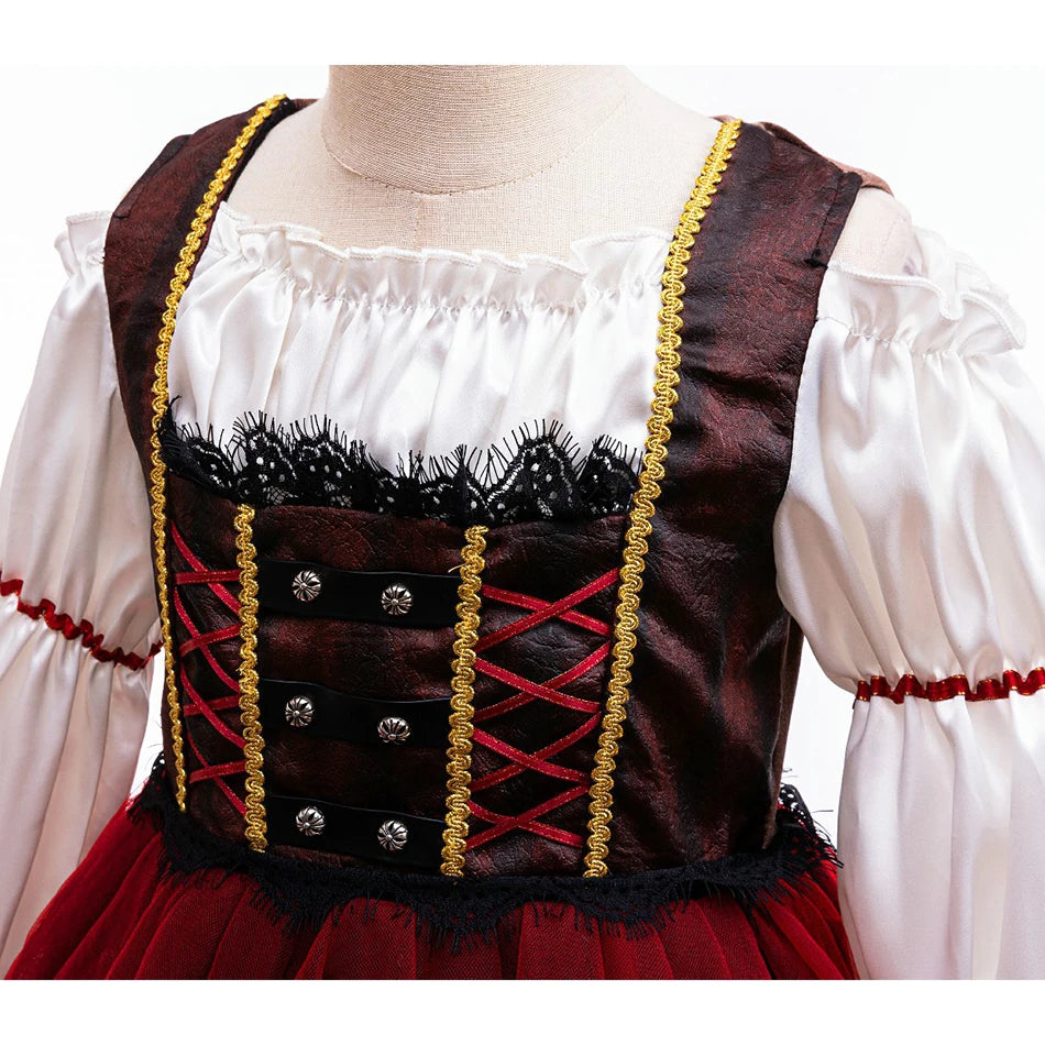 Girl's Pirate Princess Costume - Halloween Adventure Dress