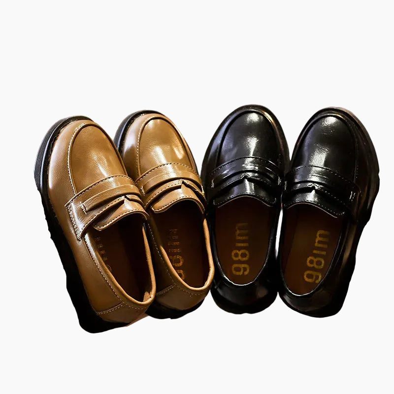 Toddler Boys' Loafers Slip-On PU Leather Shoes