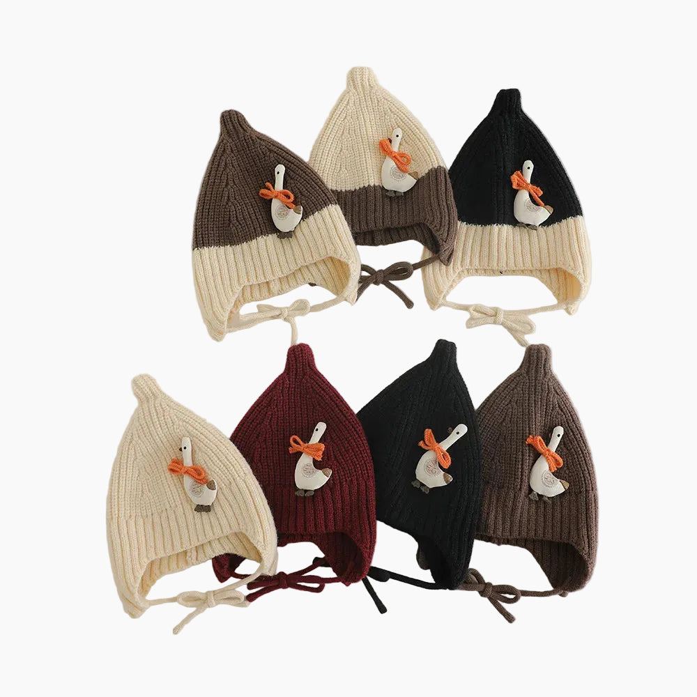 Kids Knitted Winter Hat with Ear Flaps