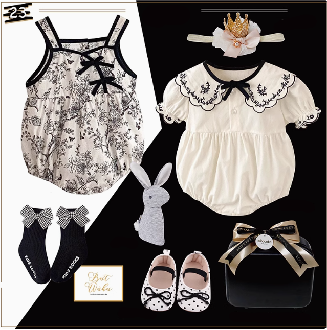 Polka Dot Princess Baby Gift Set