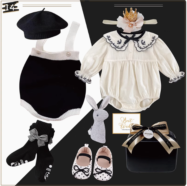 Polka Dot Princess Baby Gift Set