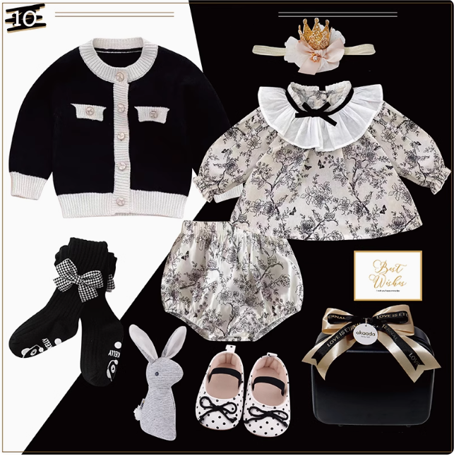 Polka Dot Princess Baby Gift Set