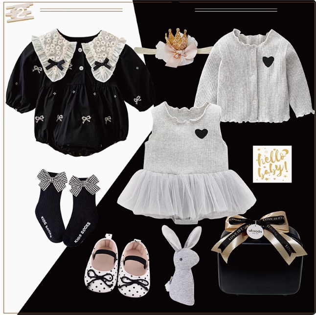 Polka Dot Princess Baby Gift Set