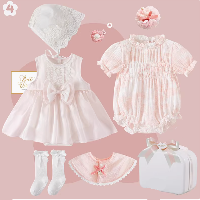 Pink Princess Baby Gift Set