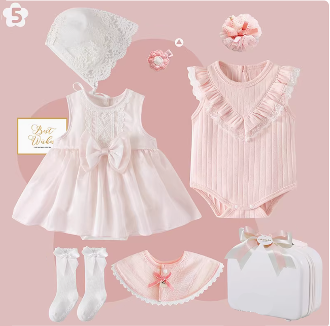 Pink Princess Baby Gift Set