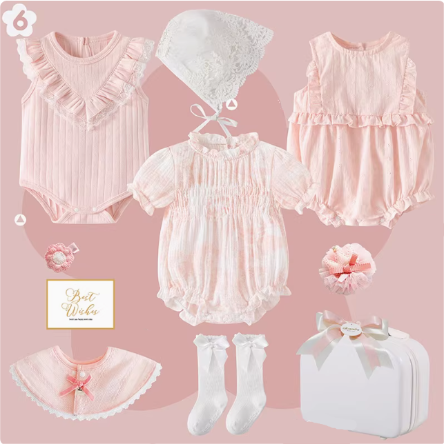 Pink Princess Baby Gift Set