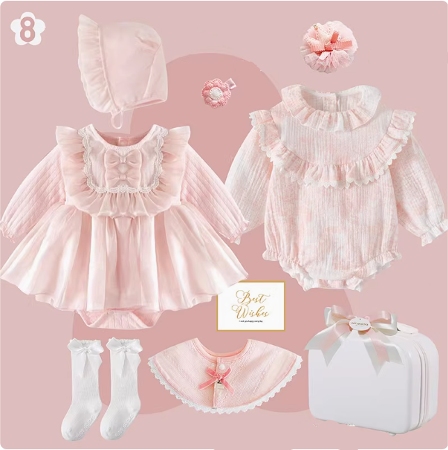 Pink Princess Baby Gift Set