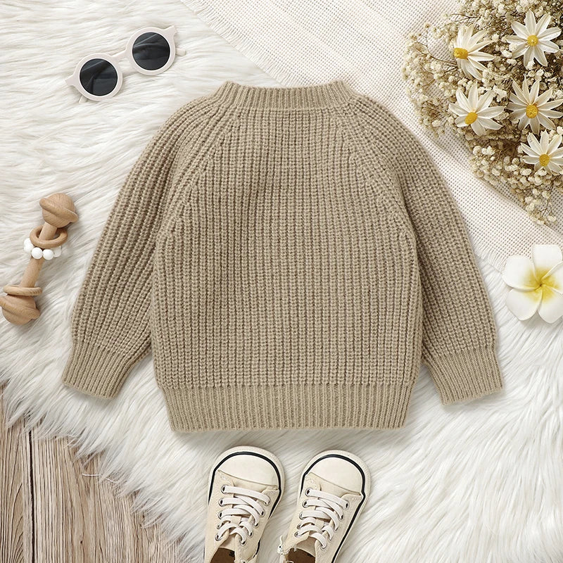 Little Hedgehog Embroidered Knit Sweater