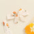 Peach Print Baby Girl Summer Romper
