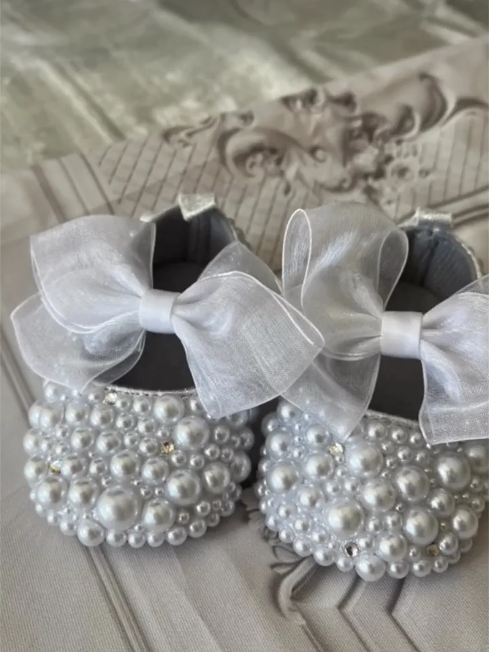 Handmade Baby Girl Christening Shoes