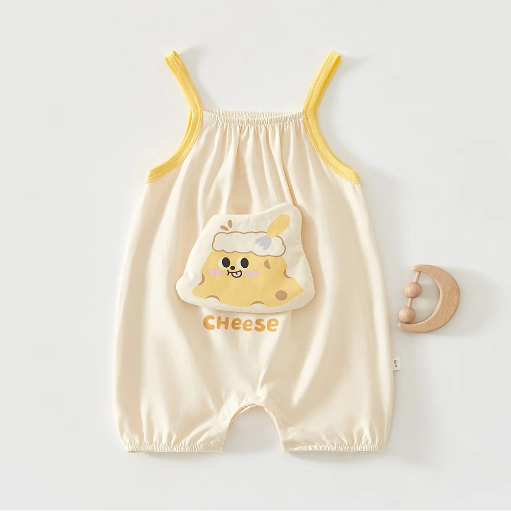 Fruit Print Baby Romper