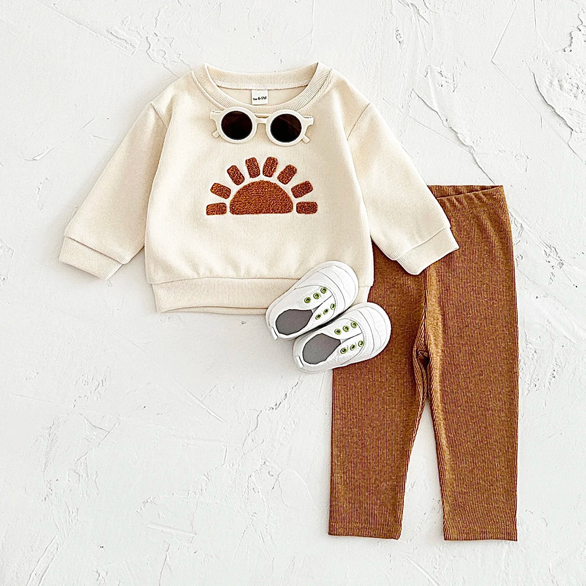 2Ps Long Sleeve Sweatshirt and Pant Set