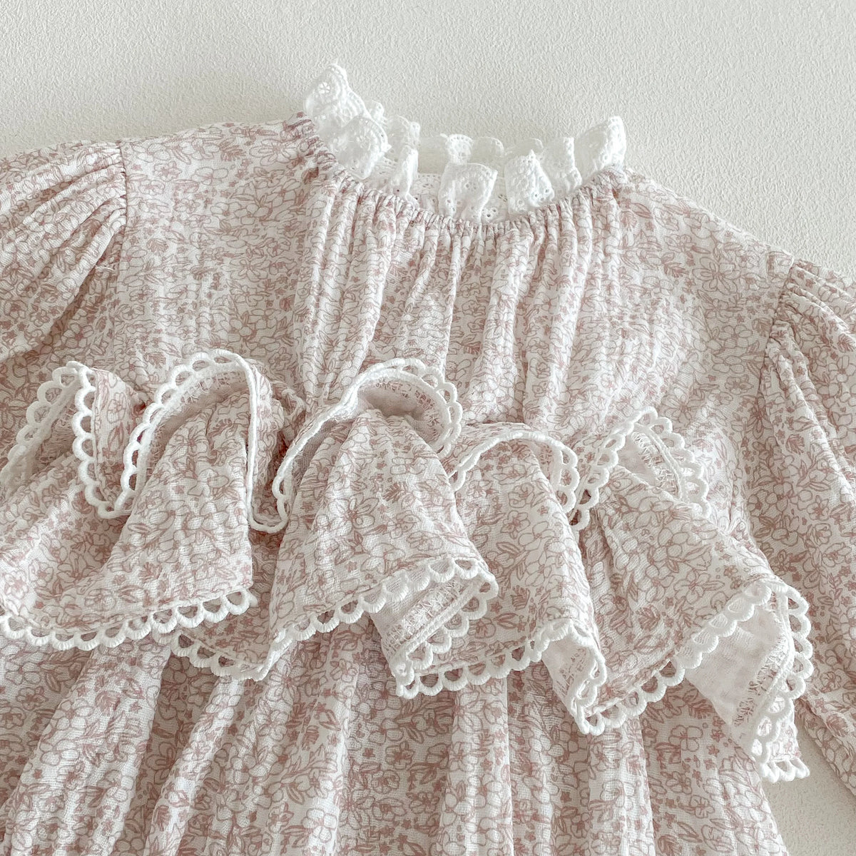 Sweet Lace Tulle Baby Romper Dress