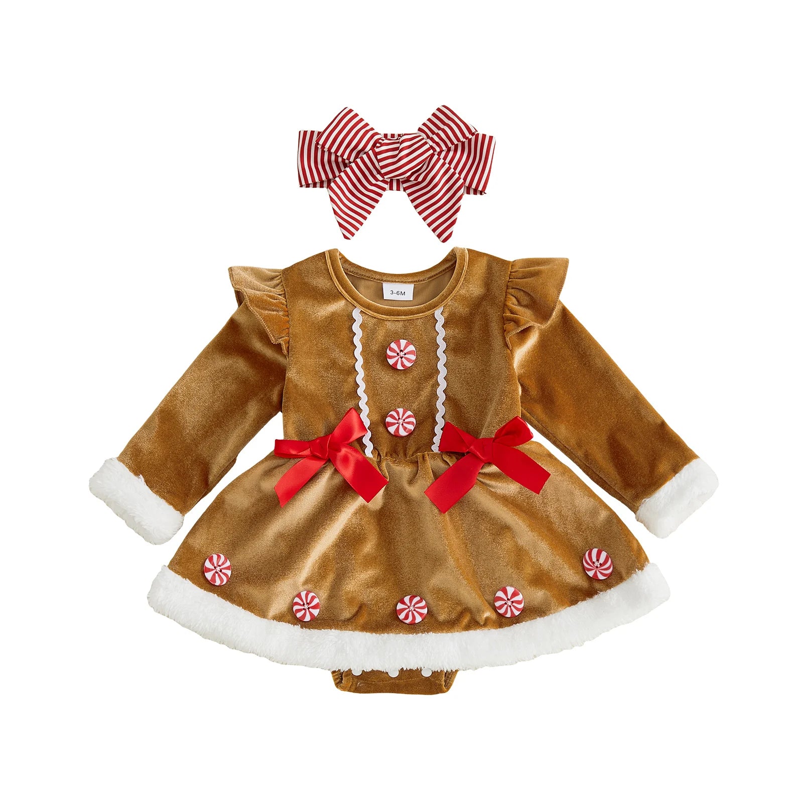 Baby Girl Christmas Romper Dress