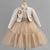 Girls’ Princess Dress and Coat Set