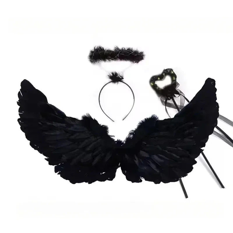 Kids Fairy Wings Costume Set