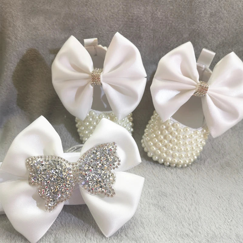 Handmade Baby Girl Christening Shoes
