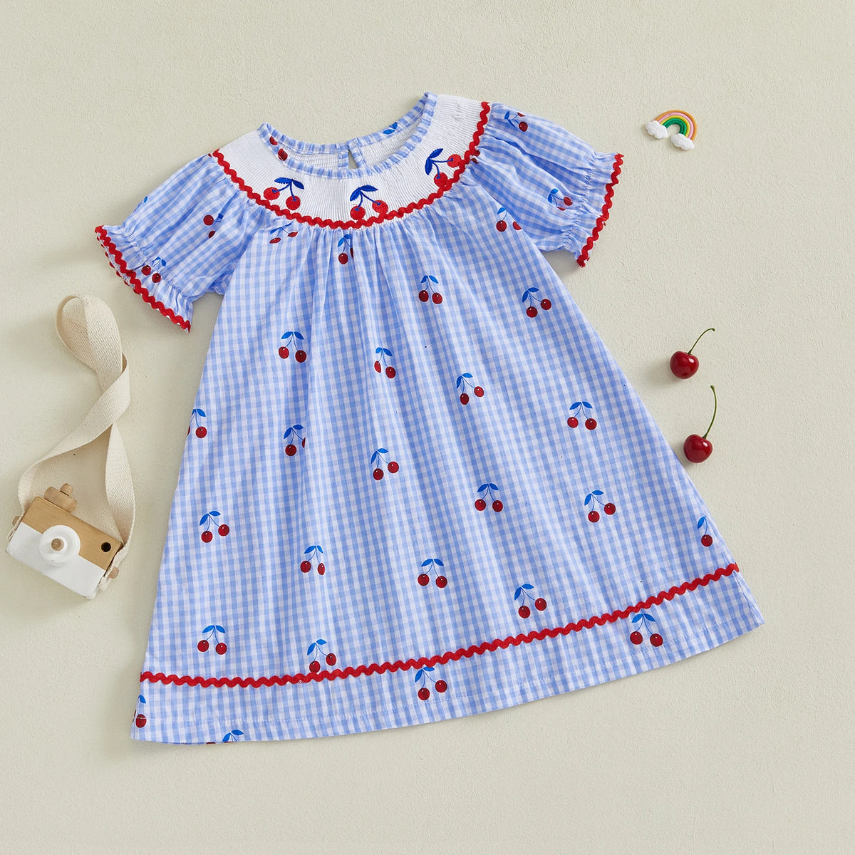 Girl Embroidered Summer Dress