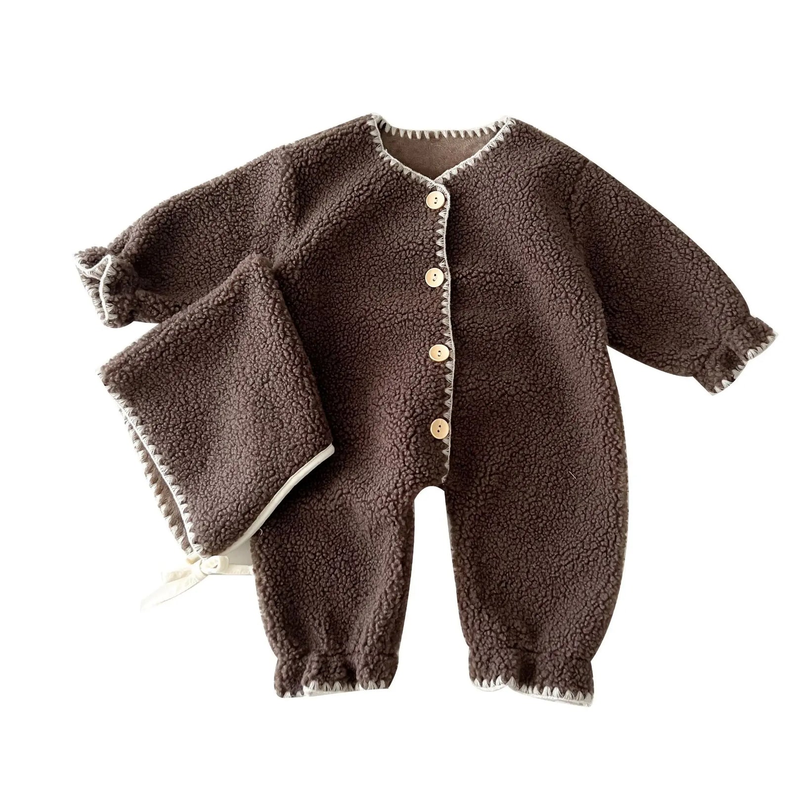 Baby Fleece Plush Warm Romper