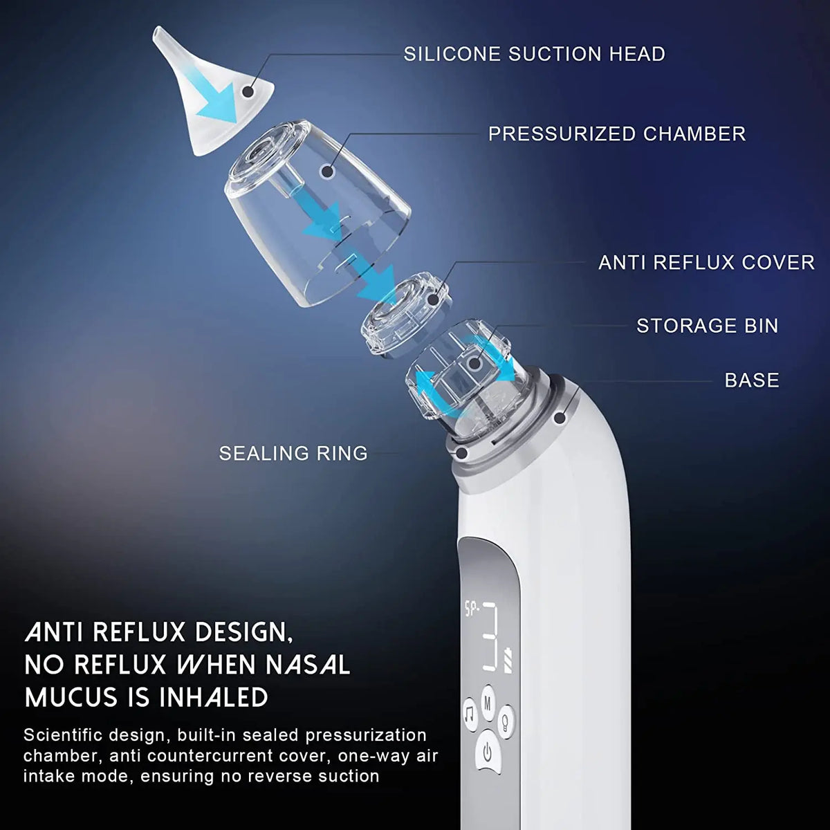 The ClearBreathe Electric Nasal Aspirator