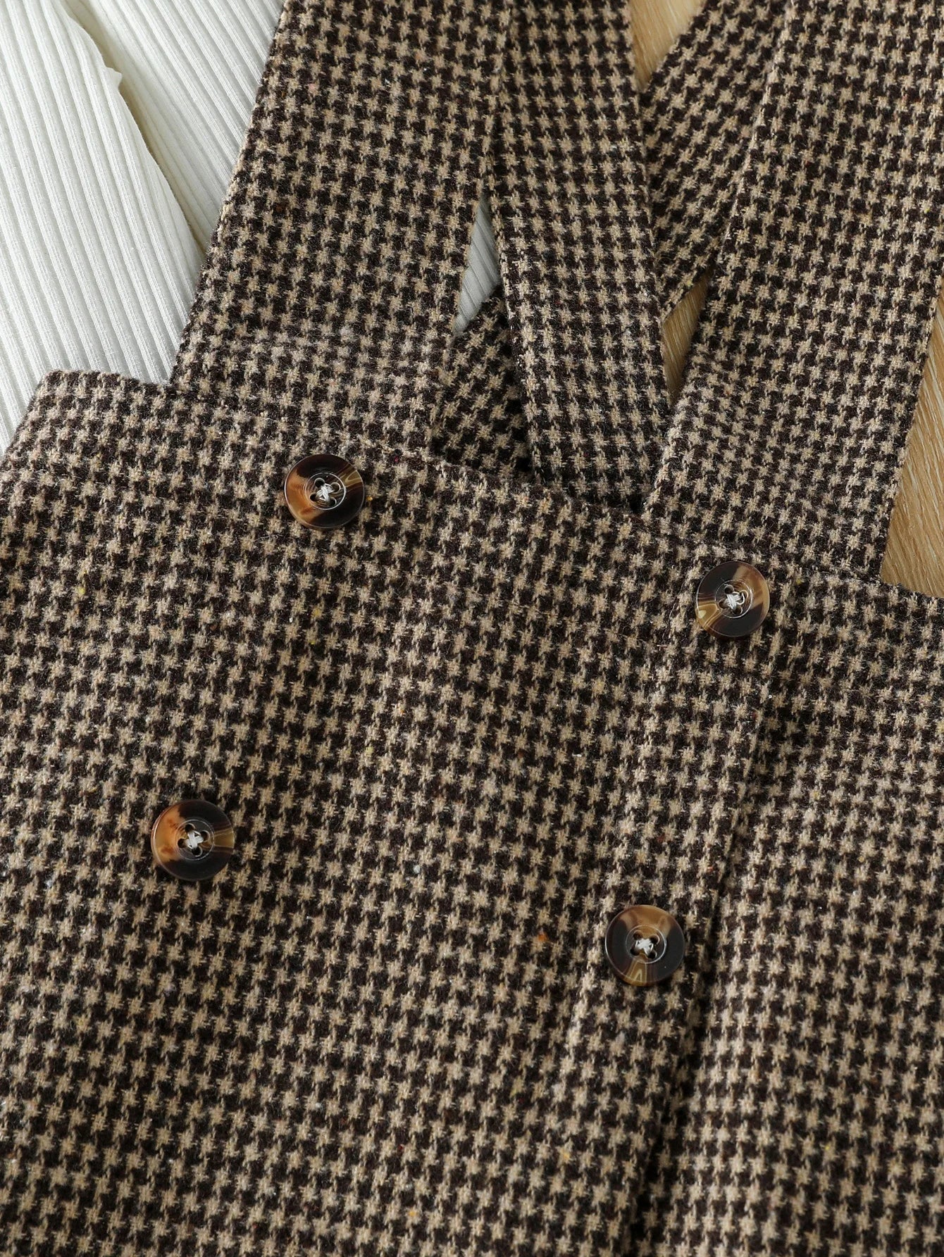 Girl's Plaid Strap Skirt Set - Long Sleeve Top & Skirt Outfit