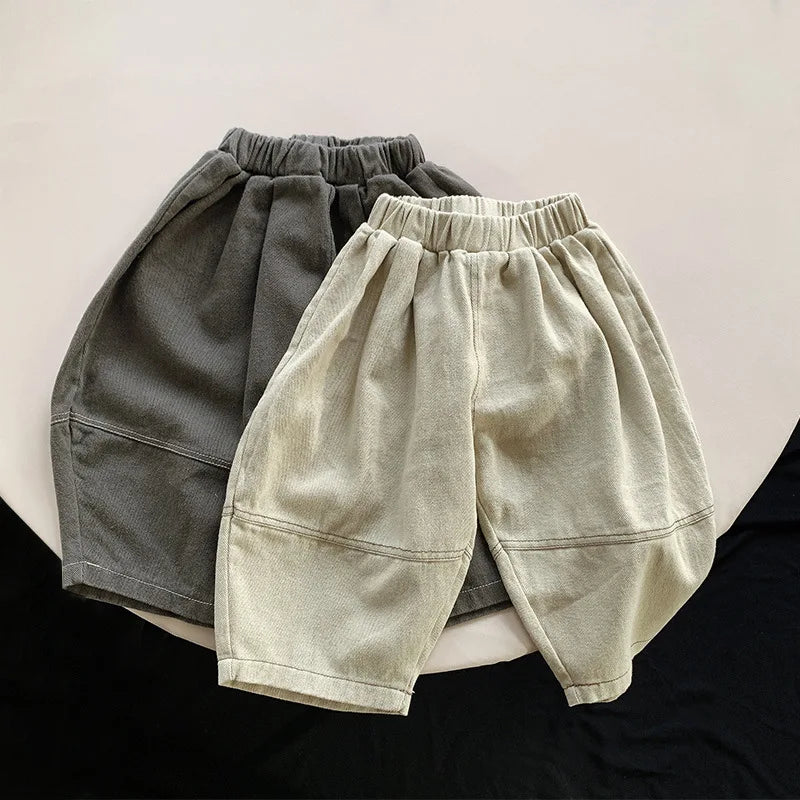 Unisex Wide-Leg Harem Pants for Kids