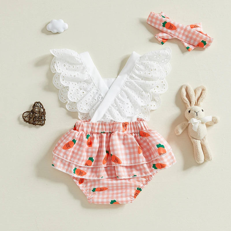 Baby Girl Easter Romper