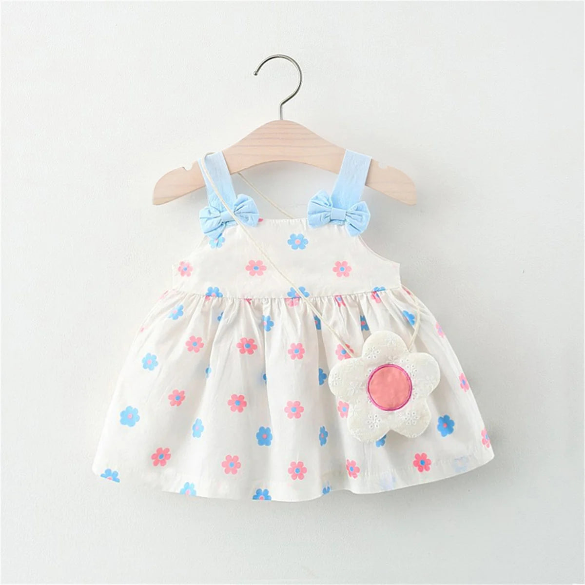 Summer Floral Bow Dress