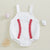Baseball Inspired Baby Sleeveless Romper