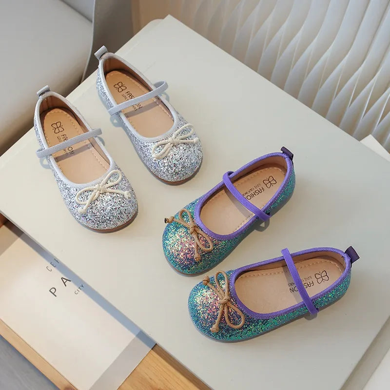 Glitter Mermaid Princess Dress Shoes for Girls