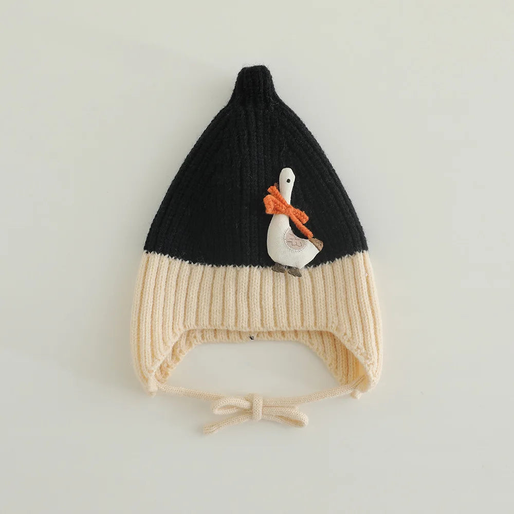 Kids Knitted Winter Hat with Ear Flaps