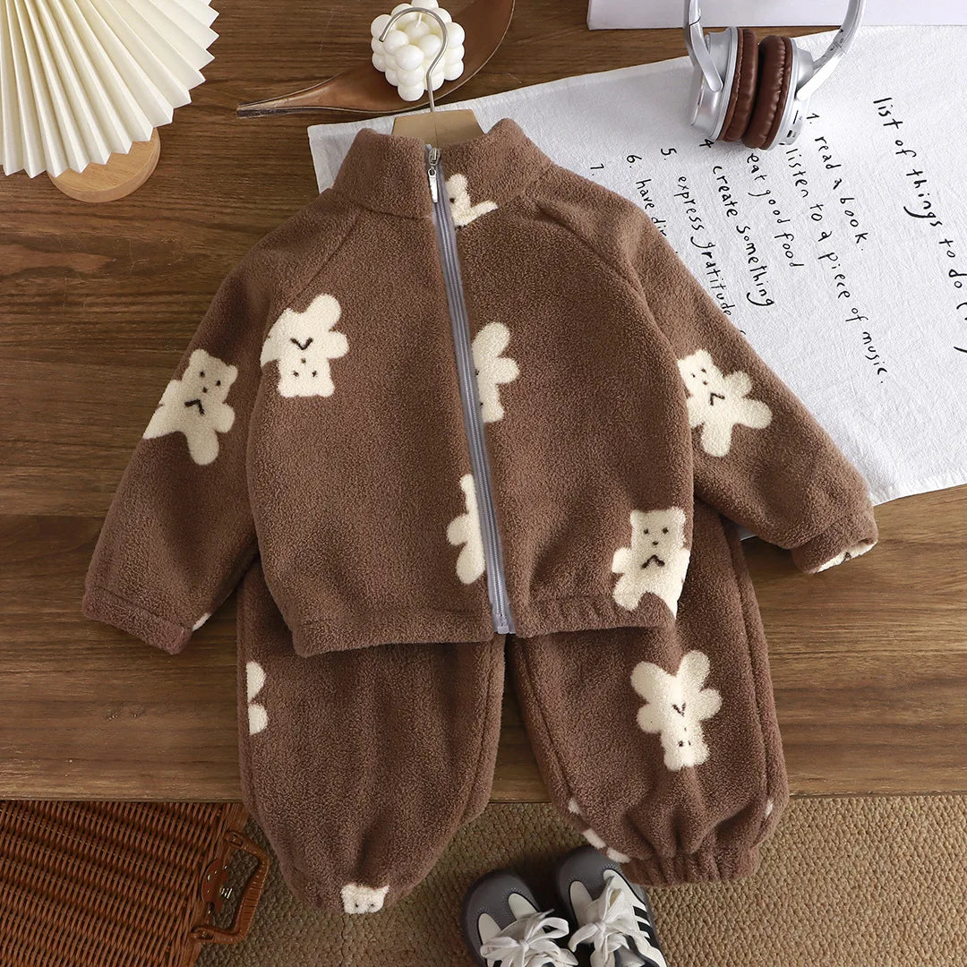 Baby & Toddler Winter Zip-Up Top & Pants Set