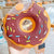 Cute Donut Water Bottle with Straw