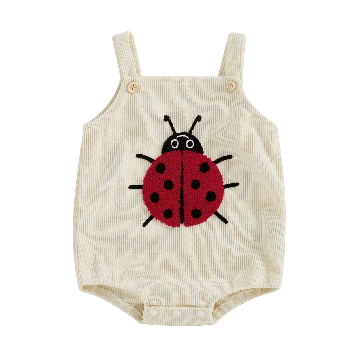 Nature & Fruit Embroidered Summer Romper