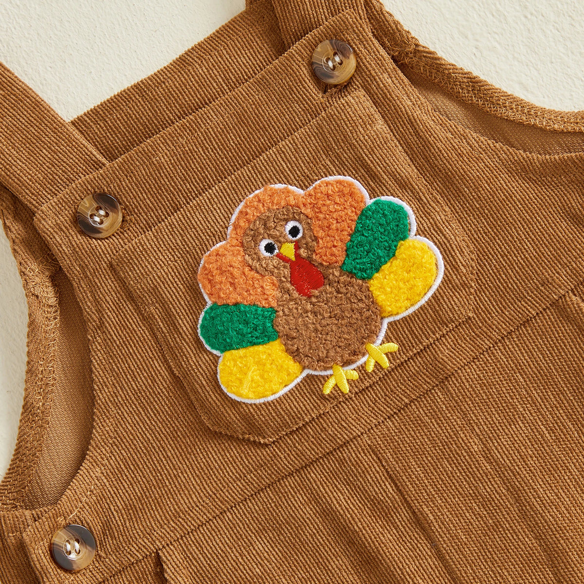 Baby Boys' Thanksgiving Plaid Romper Outfit