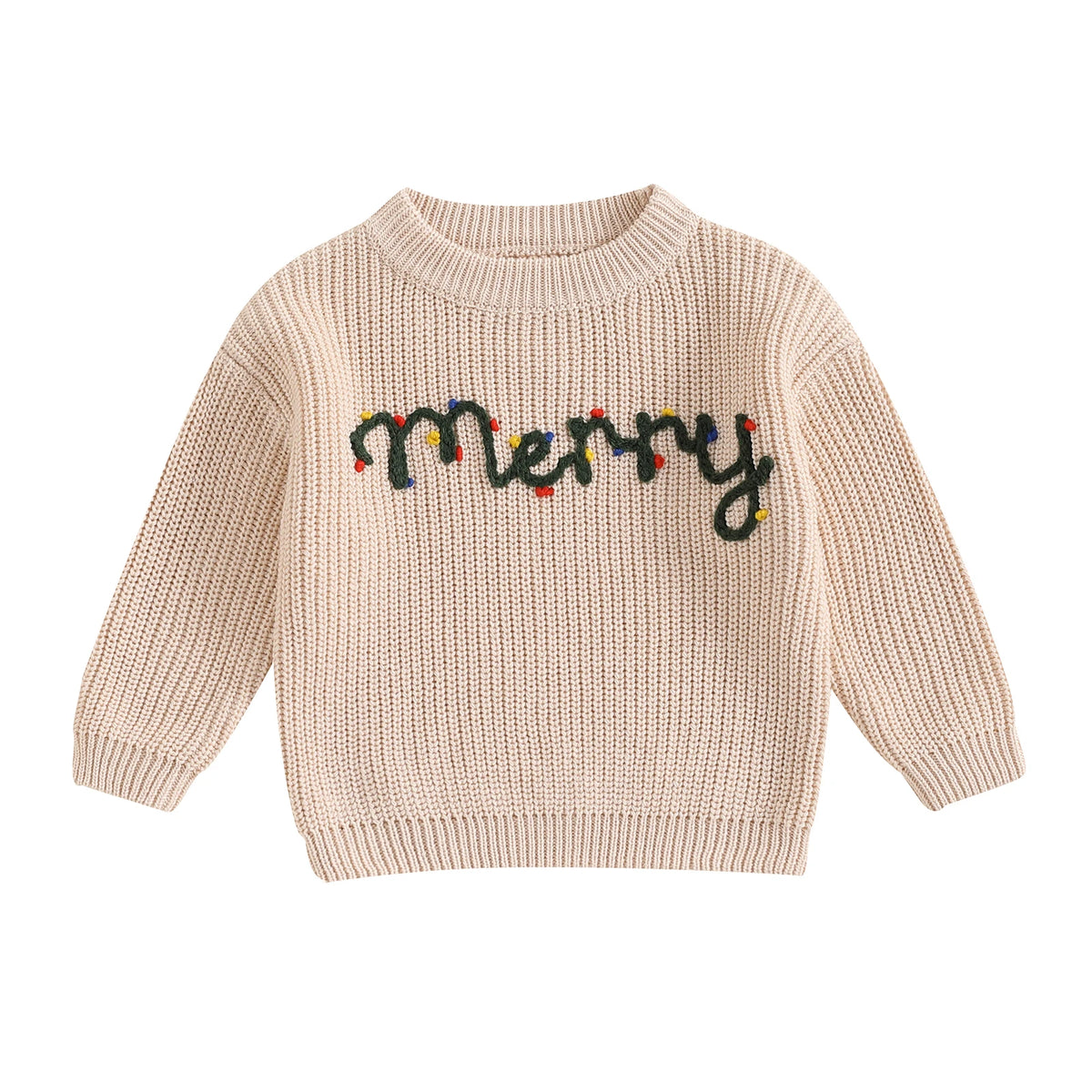 Baby &amp; Toddler Christmas Embroidered Knit Sweater