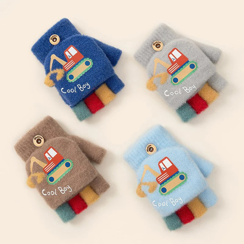 The Digger 2-in-1 Convertible Kids' Mittens