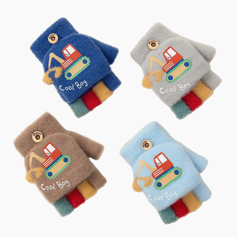 The Digger 2-in-1 Convertible Kids' Mittens