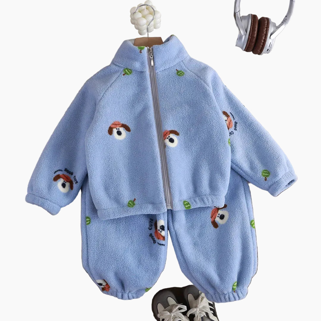 Baby & Toddler Winter Zip-Up Top & Pants Set