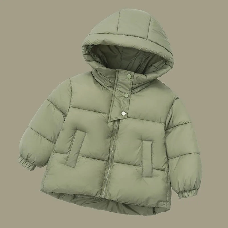 Unisex Hooded Puffer Jacket for Kids