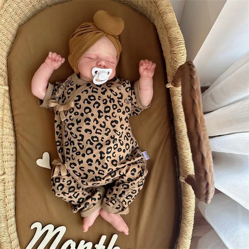 Autumn Leopard Baby Romper