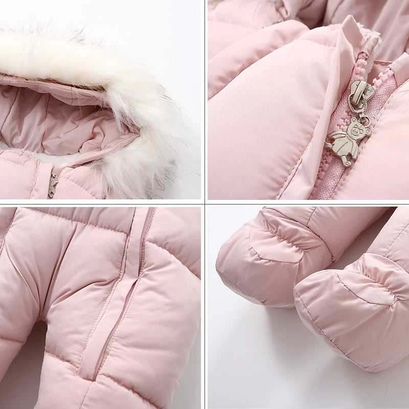 Baby Hooded Winter Jumpsuit