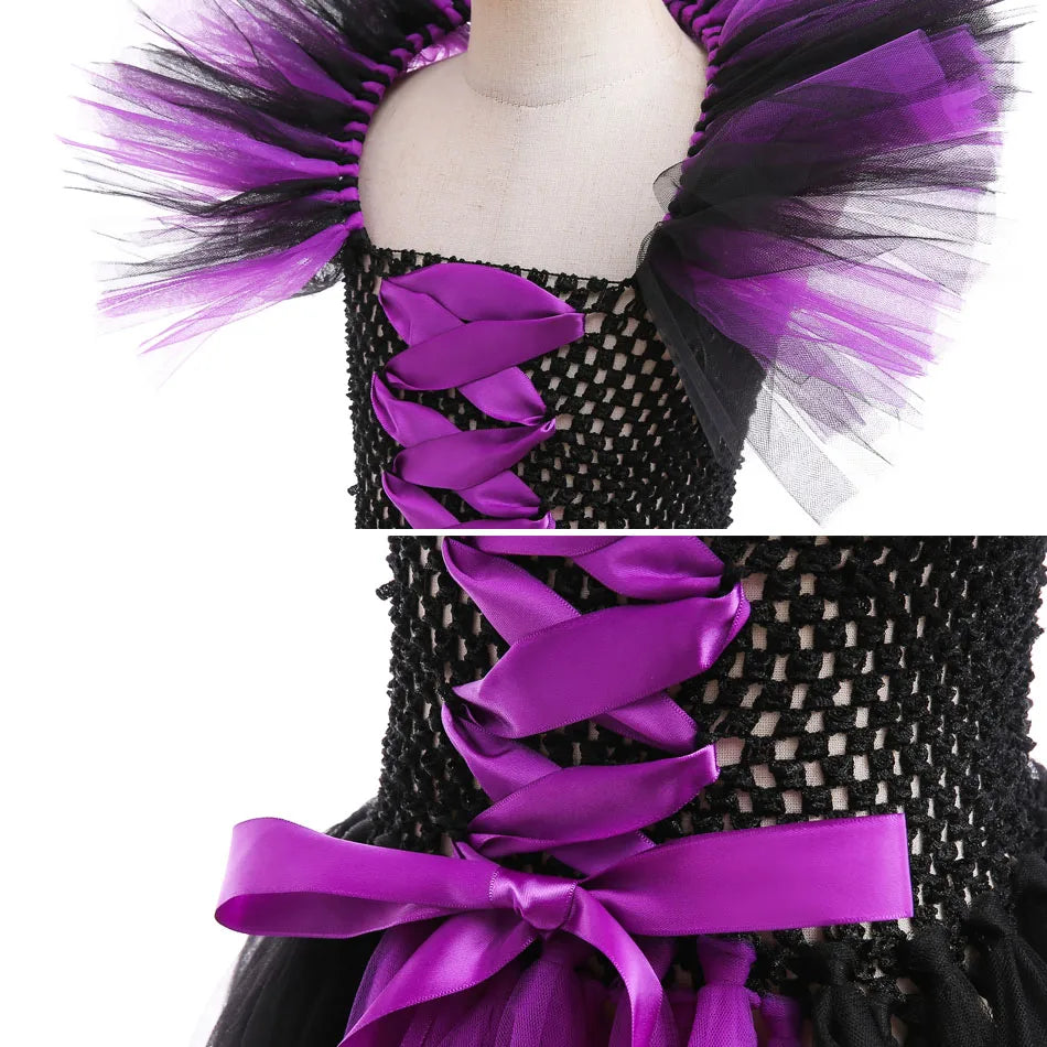 Girl's Dark Fairy Costume