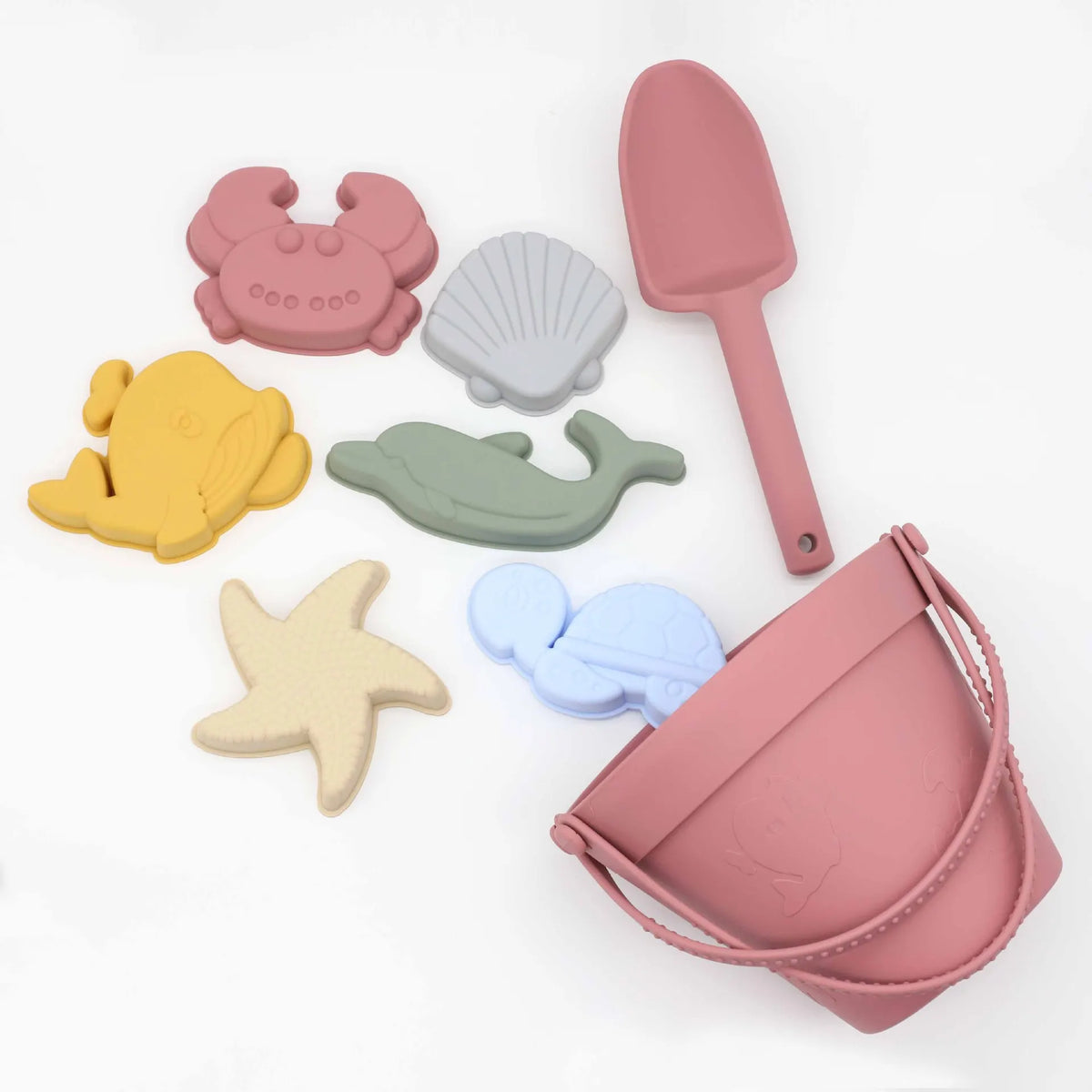 Modern Silicone Beach Bucket & Sand Toy Set