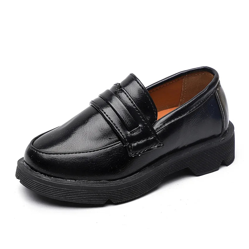 Toddler Boys' Loafers Slip-On PU Leather Shoes