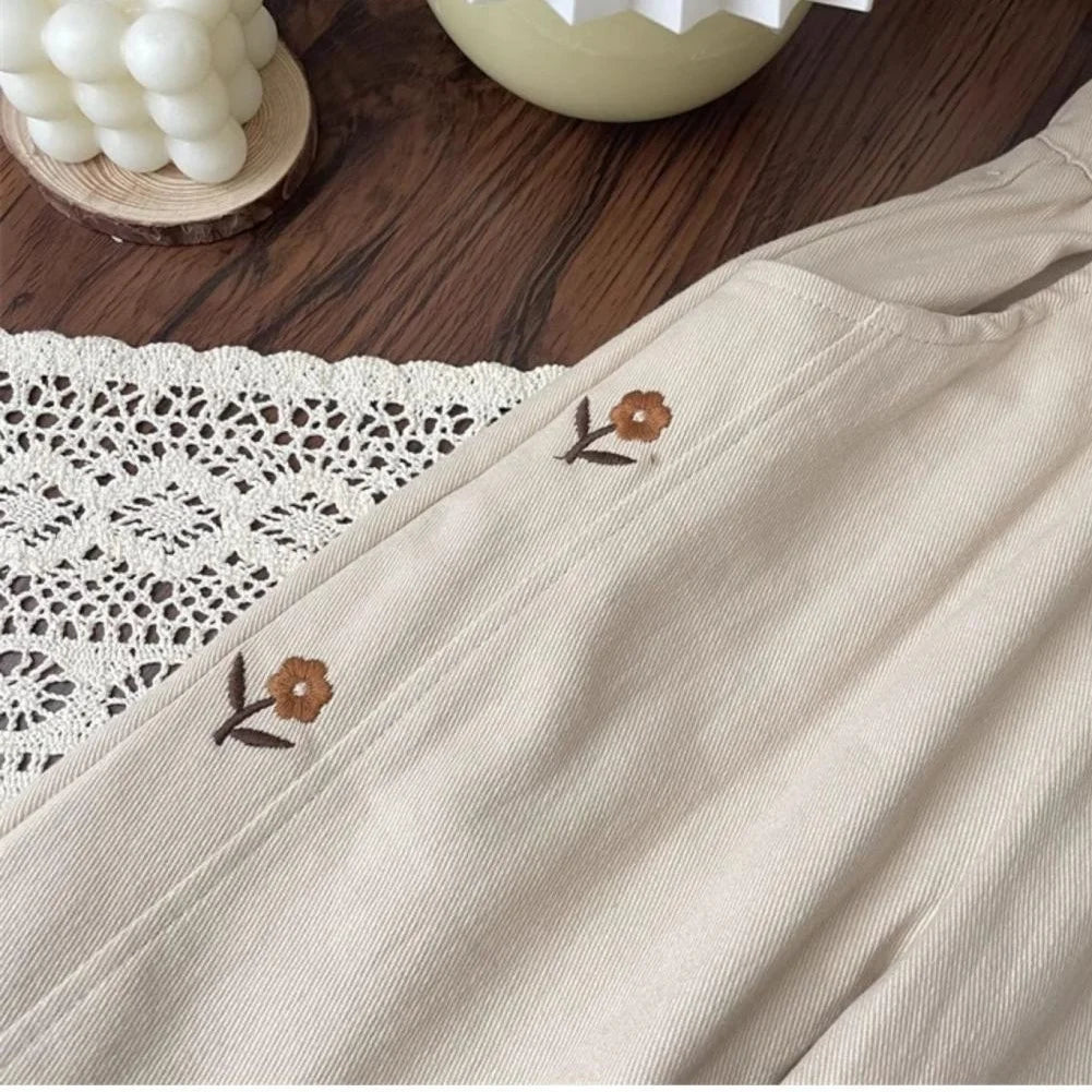 Willow Creek Embroidered Cotton Trousers