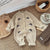 Unisex Knitted Rainbow Romper for Babies and Toddlers
