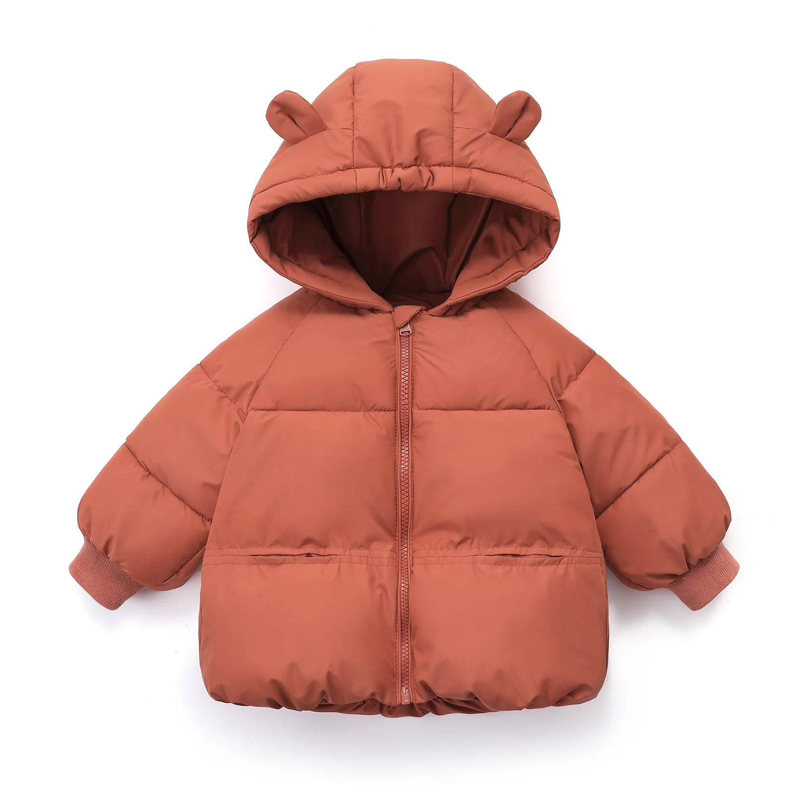 Hooded Puffer Cotton Coat for Kids